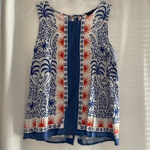 Tropical Sleveless Top